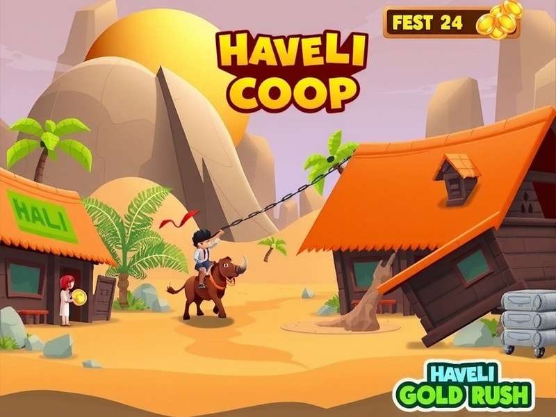 Haveli Coop Gold Rush gameplay screenshot